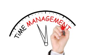 Project Management and Gantt Chart Solution in Excel 2 time management clock words