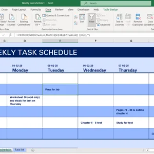 Custom Excel Spreadsheet Development