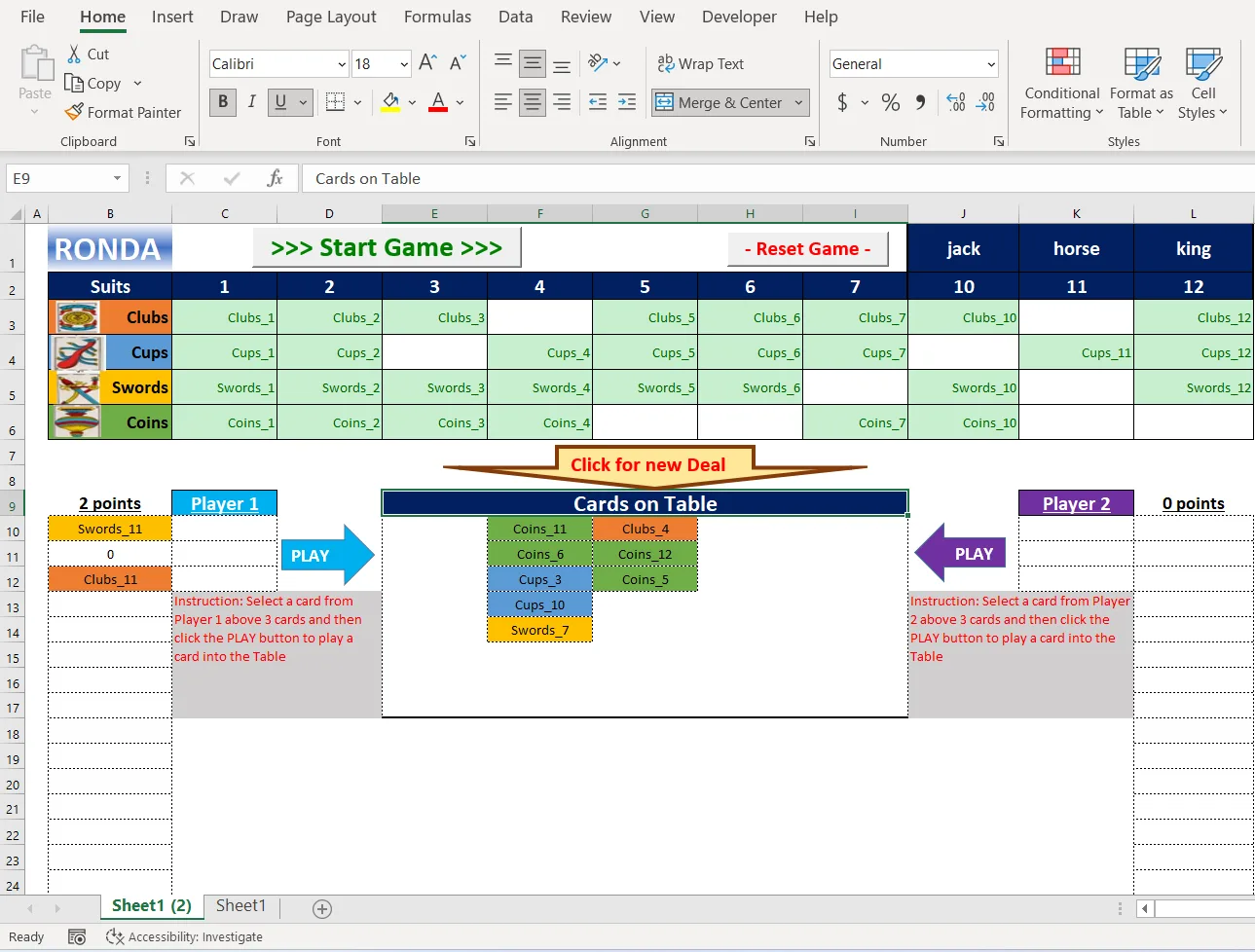 Microsoft Excel Games Apps