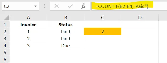 Excel formula COUNTIF() – Count Based on a Condition